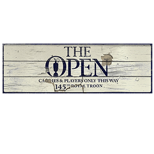 rare british open golf sign