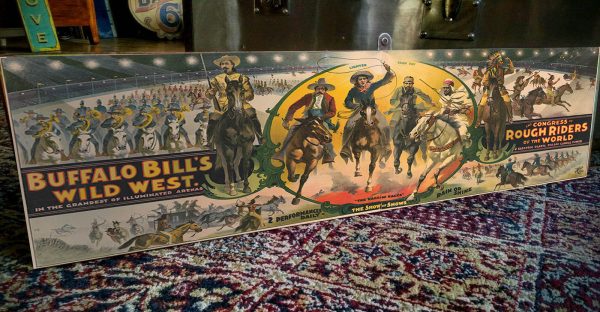 vintage rare circus banner