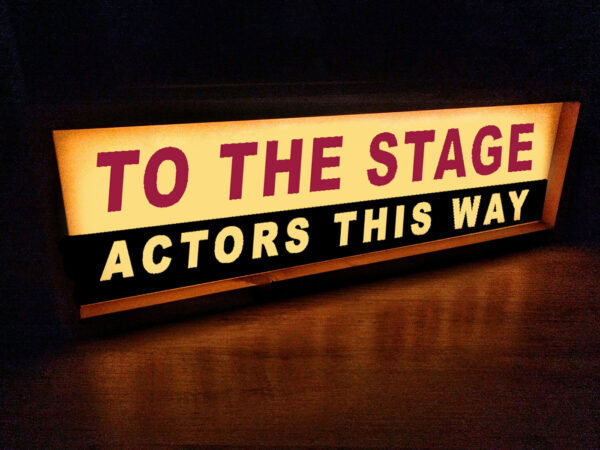 light up theatre sign