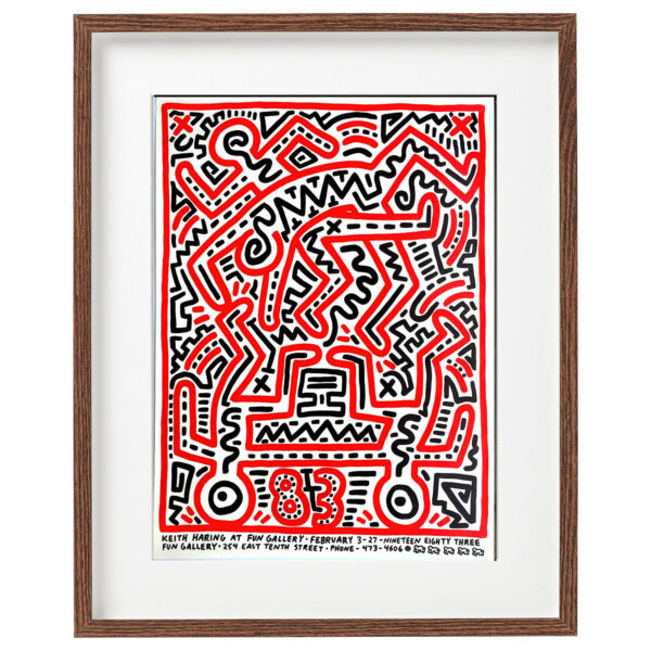 Keith Haring exhibition poster