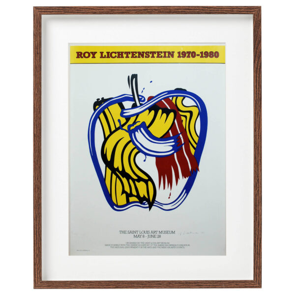 roy lichenstein exhibition poster print
