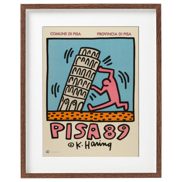 keith haring exhibition poster print