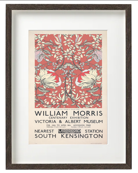 william morris pattern print