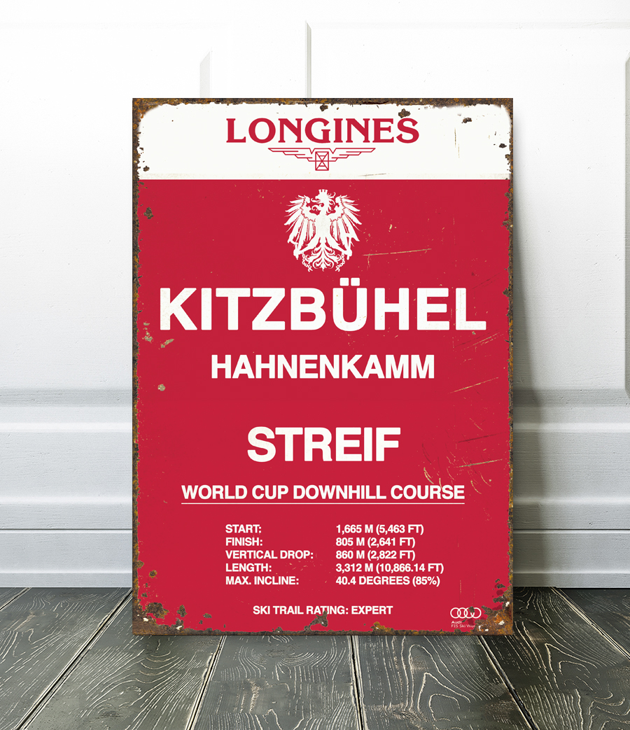 Kitzbühel streif poster sign